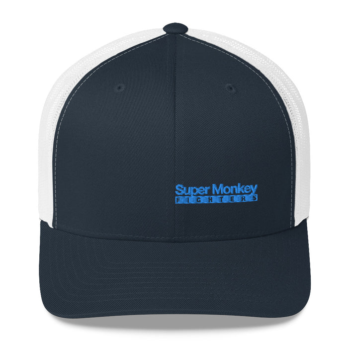 Blue Monkey Trucker Hat