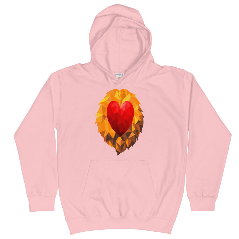 Heart of a Lion Kid's Hoodie