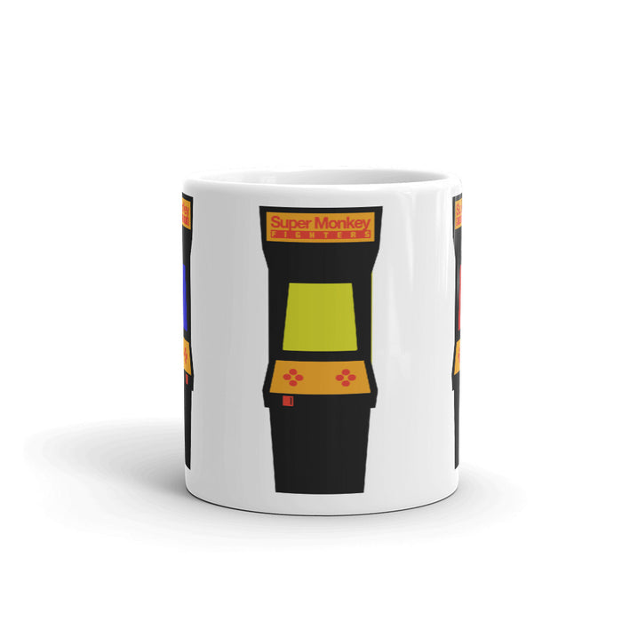 Arcade Cabinet White Mug