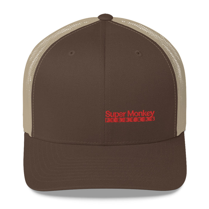 Red Monkey Trucker Hat
