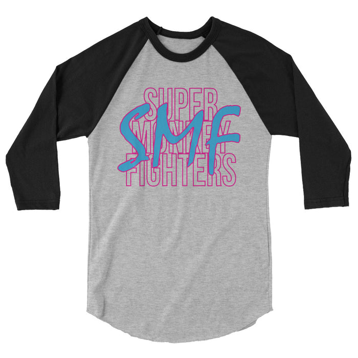 Simply Super Monkey Fighters Baseball Tee