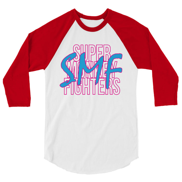Simply Super Monkey Fighters Baseball Tee