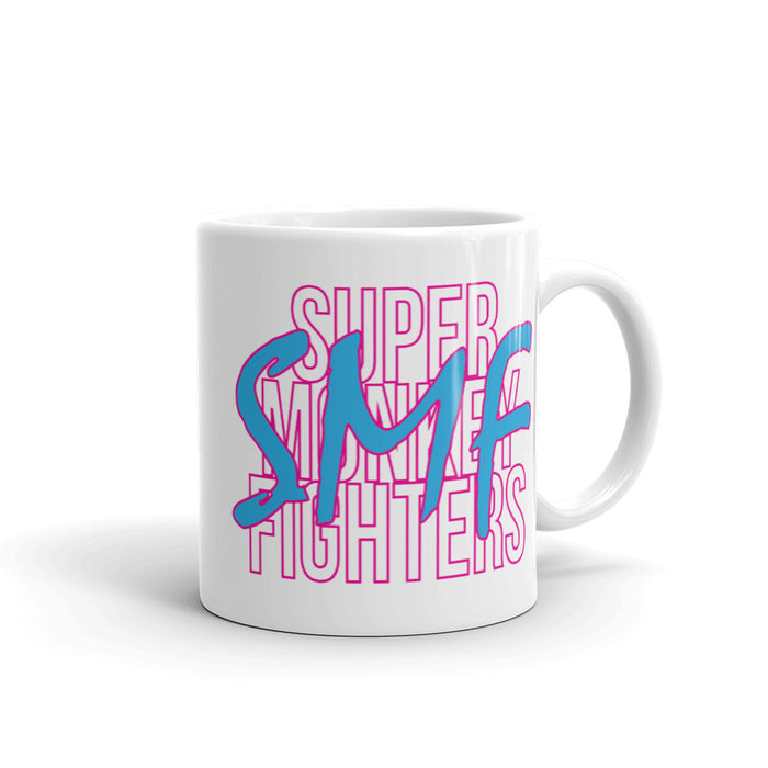 Simply Super Monkey Fighters White Mug