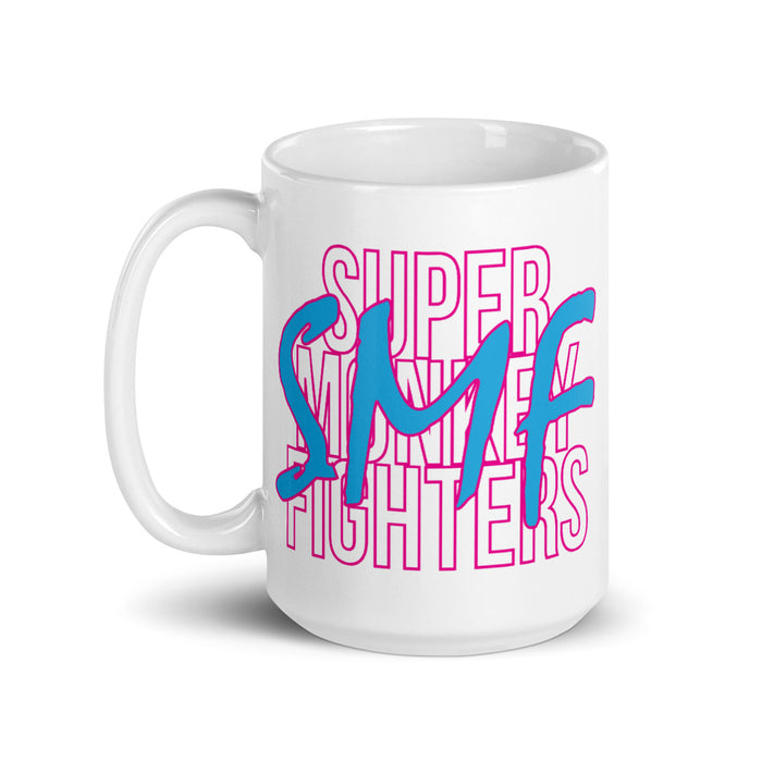 Simply Super Monkey Fighters White Mug
